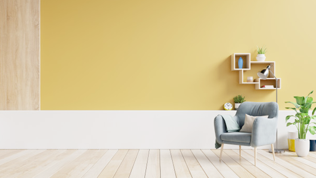Sơn nội thất màu vàng kem lôi cuốn và tạo ra một không gian sống ấm áp và tươi sáng. Đây là một lựa chọn tuyệt vời để tăng cường sức sống và sự vui tươi cho ngôi nhà của bạn.